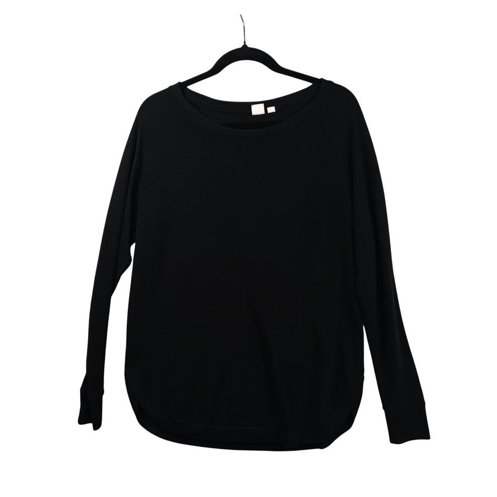 GAP Black Long Sleeve Crewneck Pullover Sweater‎ Women's Medium